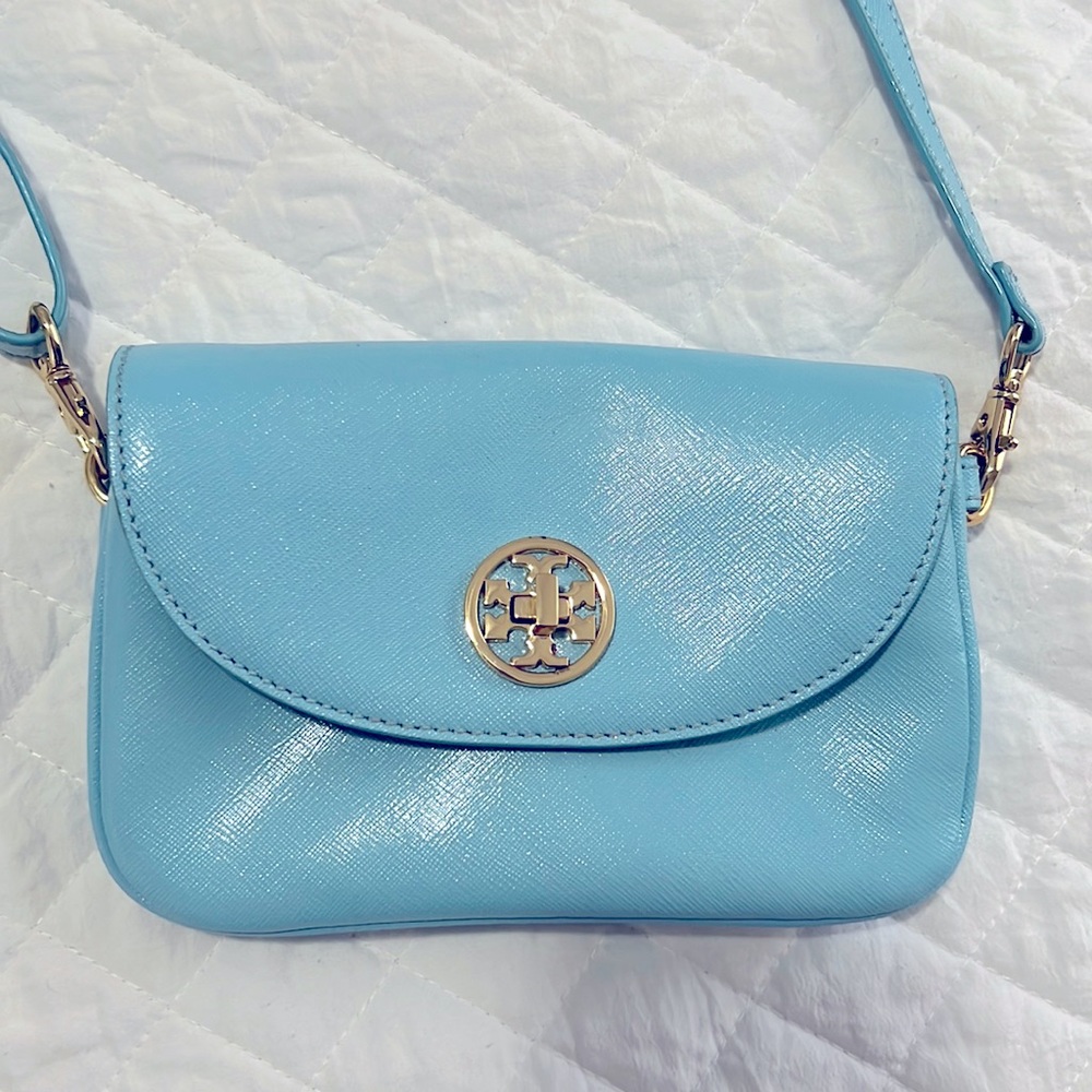 Baby Blue Tory Burch Crossbody Bag